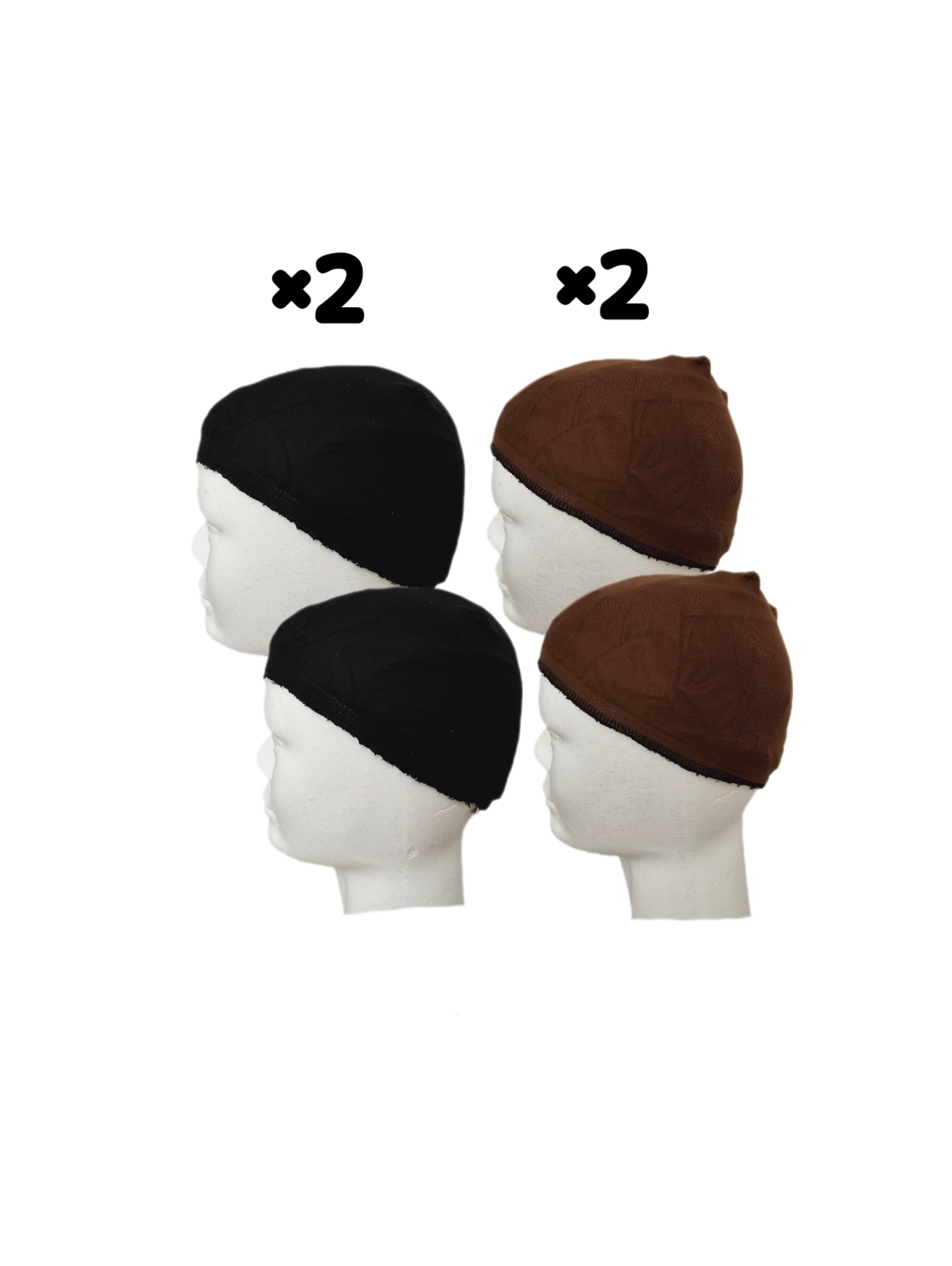 Satin lined wig cap wig cap with satin cap for moisture 4 pack