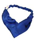 Natural hair essentials satin accessories set with adjustable and reversible bonnet( Dark Blue)