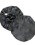 Natural hair essentials satin accessories set (black))